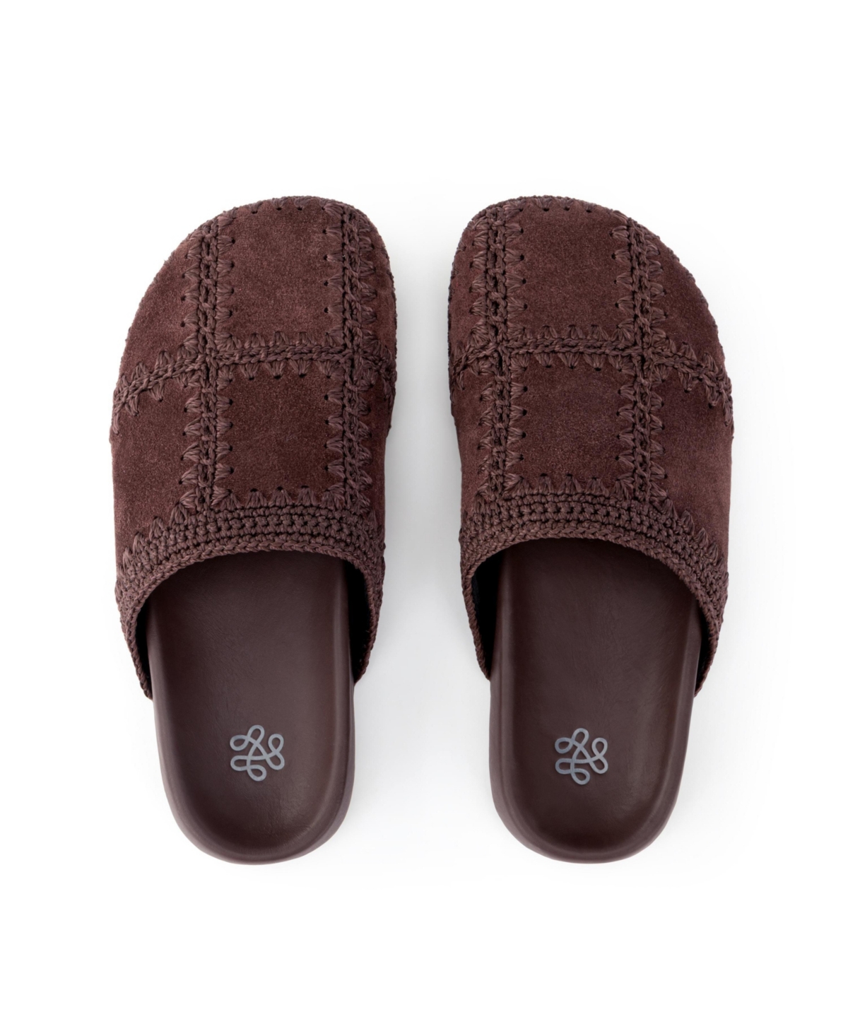 Women Bolinas Clog - Mahogany suede patch