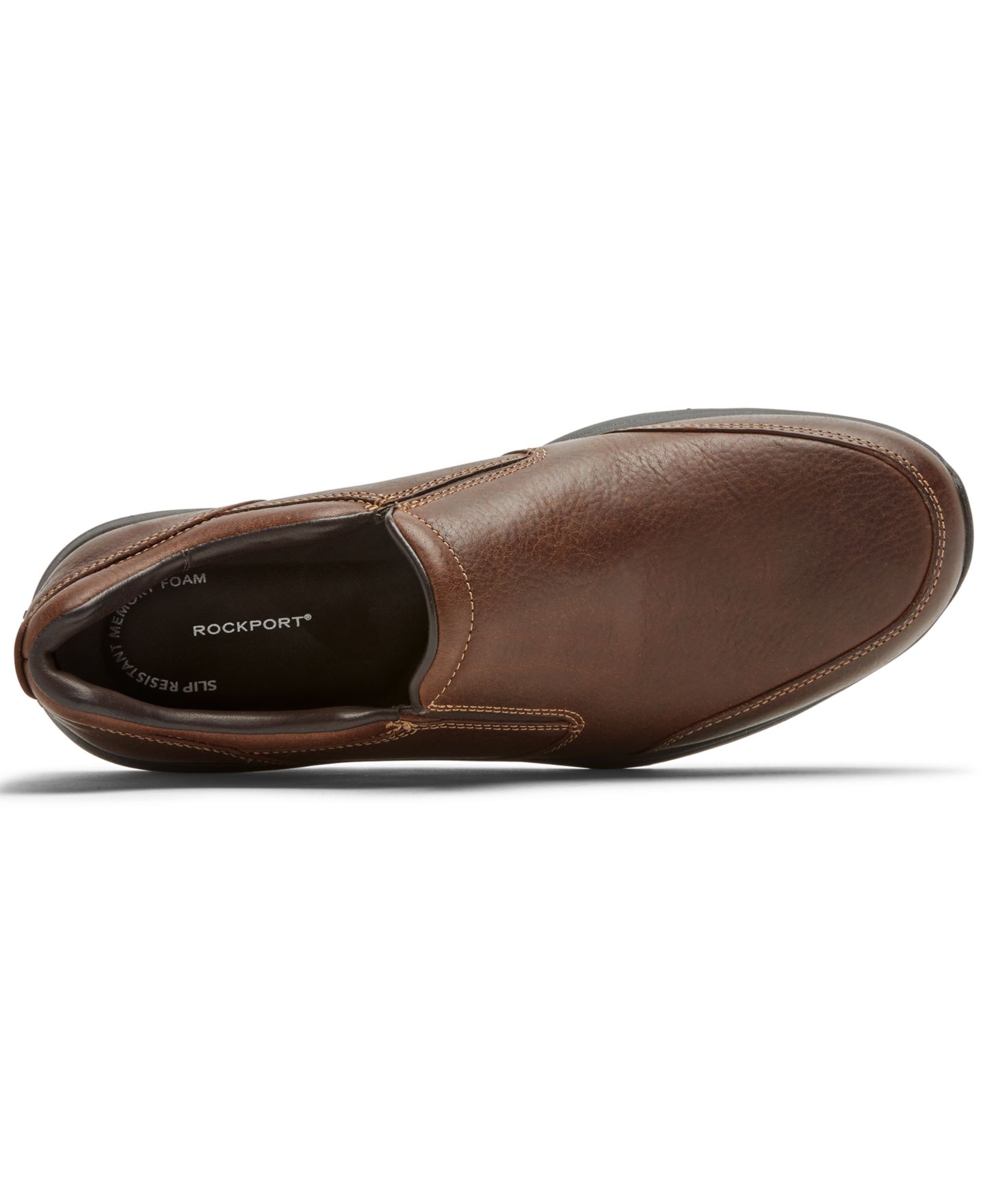 Мужские туфли Rockport Edgehill Double Gore Slip On Dress Shoe, цвет: Светлый коричневый — фото 3