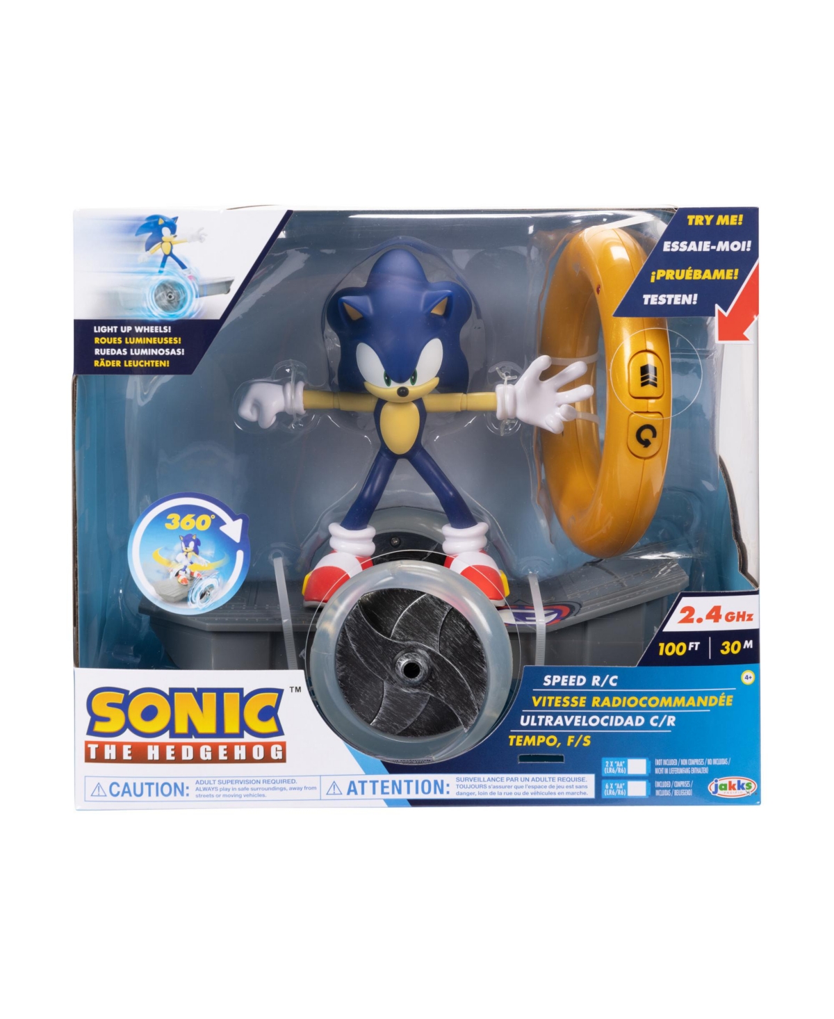 SONIC THE HEDGEHOG SPEED REMOTE CONTROL VEHICLE 