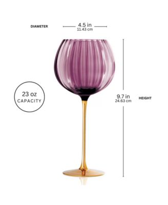 Posh Ballon Glasses, Set of 2