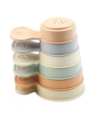 Toddler Bath Stacking Cups Toy Bath Toys for Kids, Educational Water Toys for Early Learning, Fun & Safe Bathtub Toys