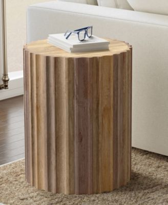 20" Mango Wood Rolf Side Table