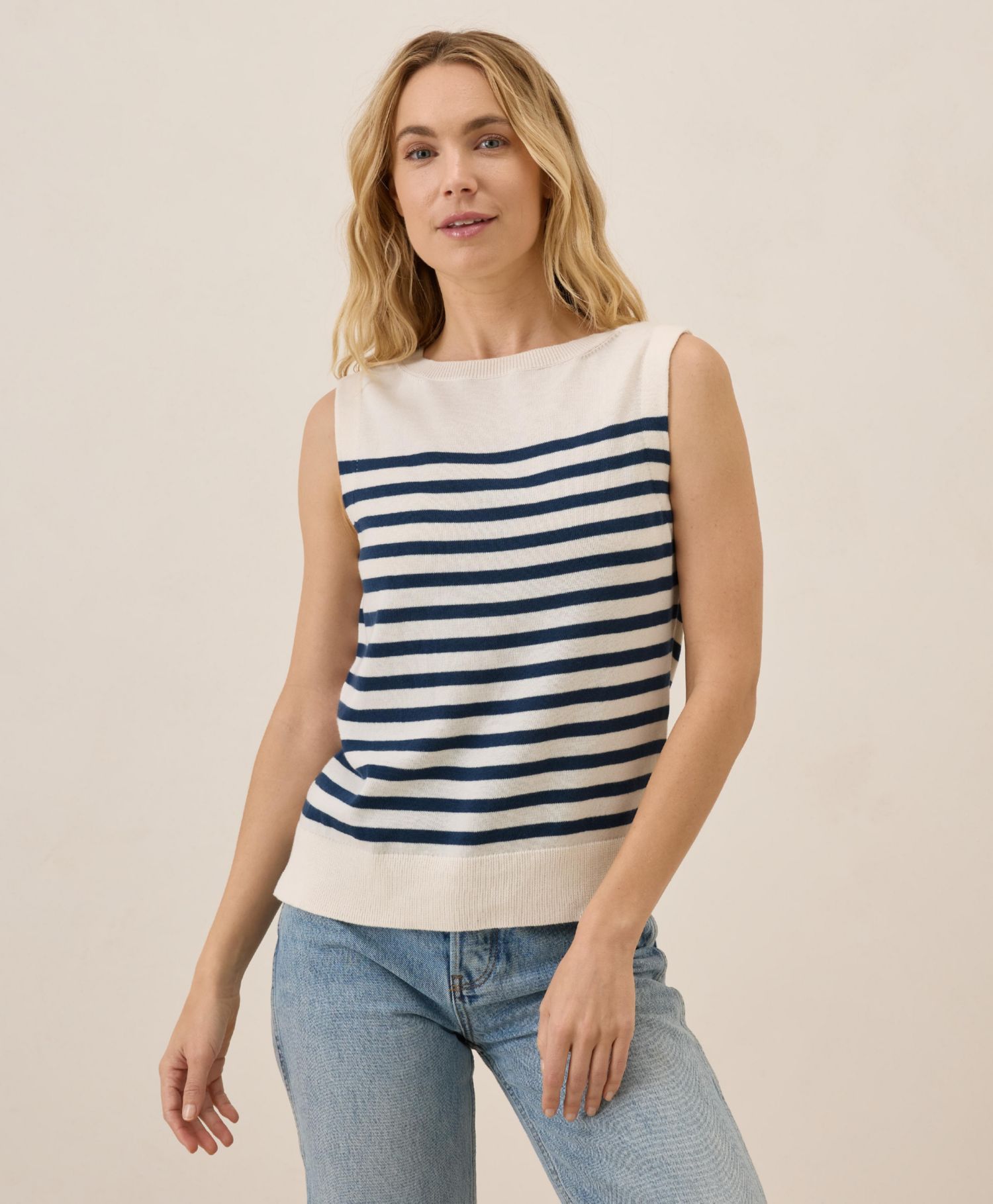 Women's Organic Cotton Classic Fine Knit Shell