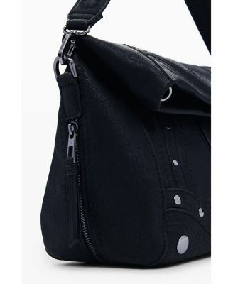 Women's Medium embroidered faux leather bag