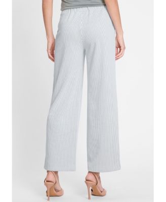 Women's Anna Fit Wide Leg Seersucker Pant