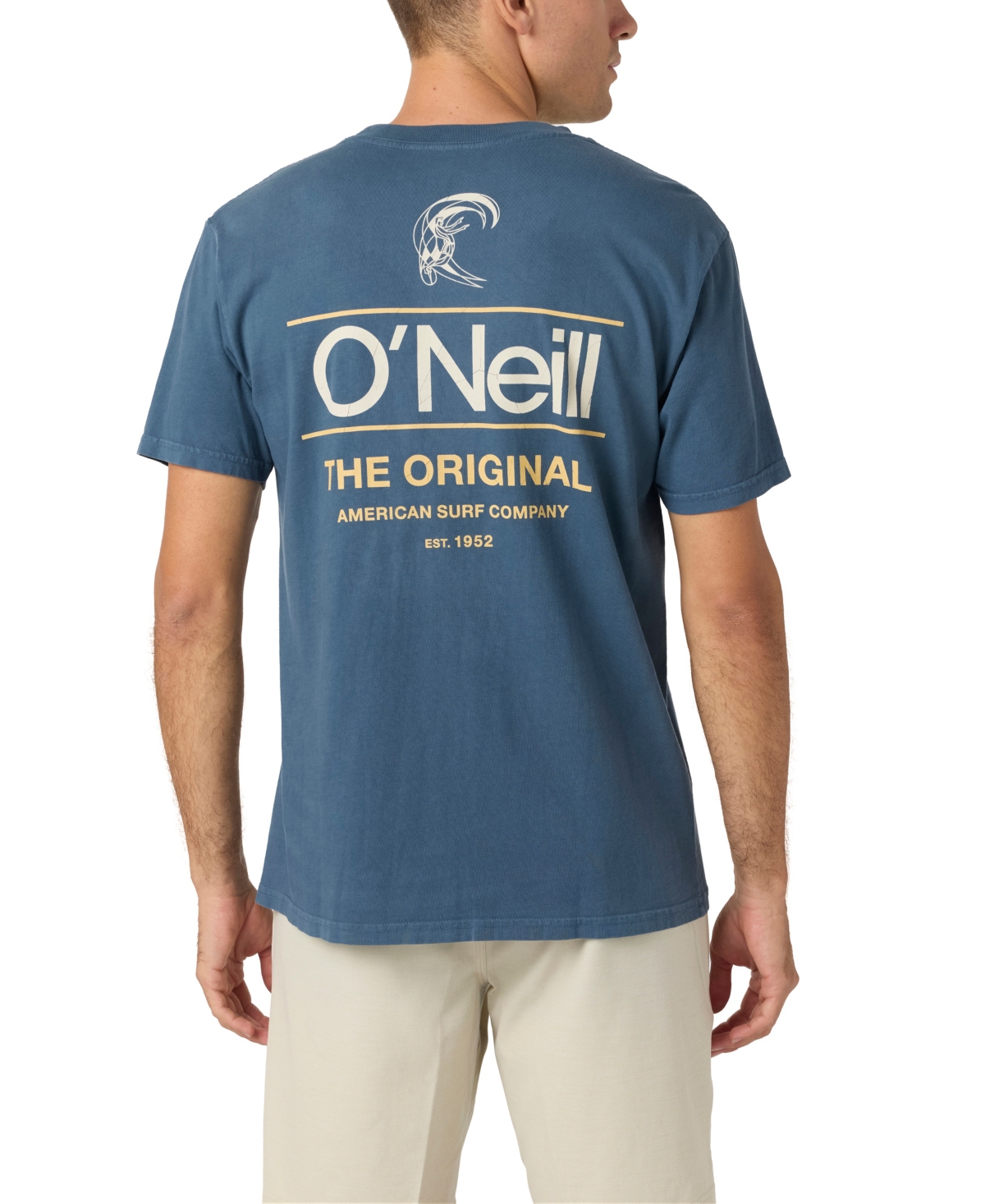 Men's Parallel Lines T-Shirt - Indigo