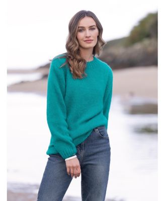 Women's Alpaca Cotton Slouch Sweater