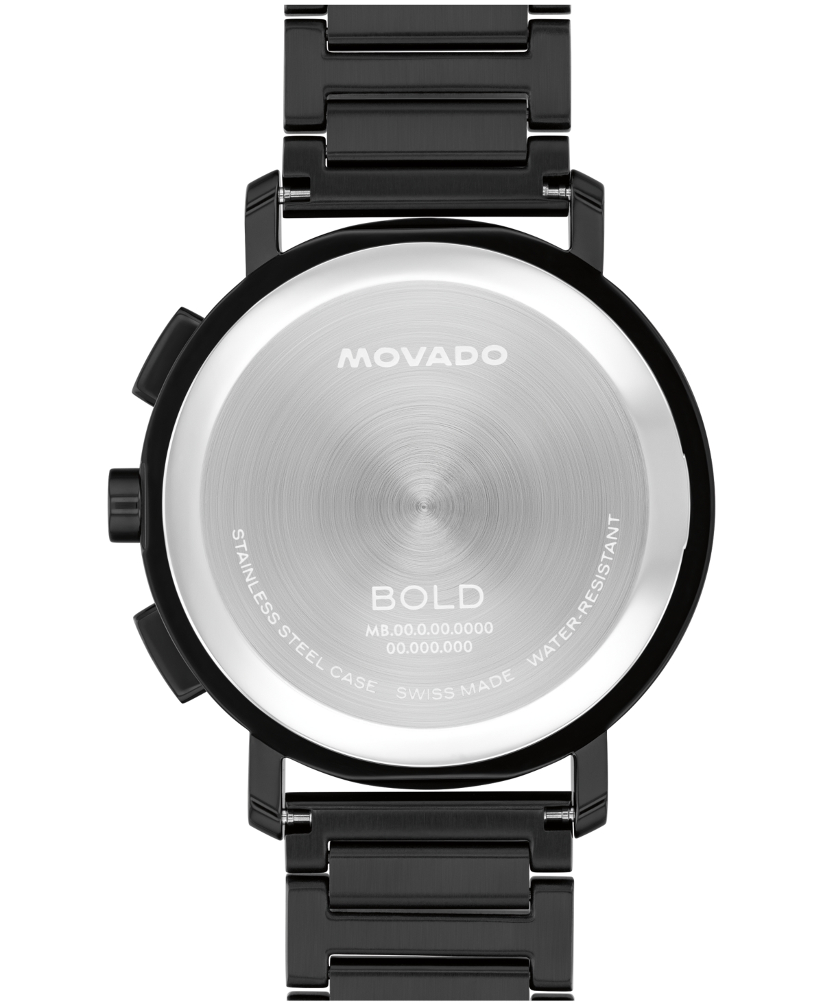 Movado Men's Bold Evolution 2.0 Swiss Quartz Chrono Ionic Plated Black Steel Watch, 42mm In Black