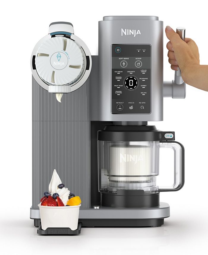Ninja Swirl by CREAMi Ice Cream and Soft Serve Maker - Silver - ❗MAY HAVE MISSING PIECES/NEEDS CLEANING❗