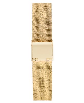 Unisex Warwick Gold Alloy Mesh Watch, 25mm