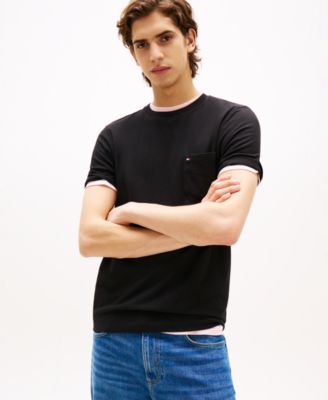 Tommy Hilfiger - Men's Essential Solid Pocket T-Shirt