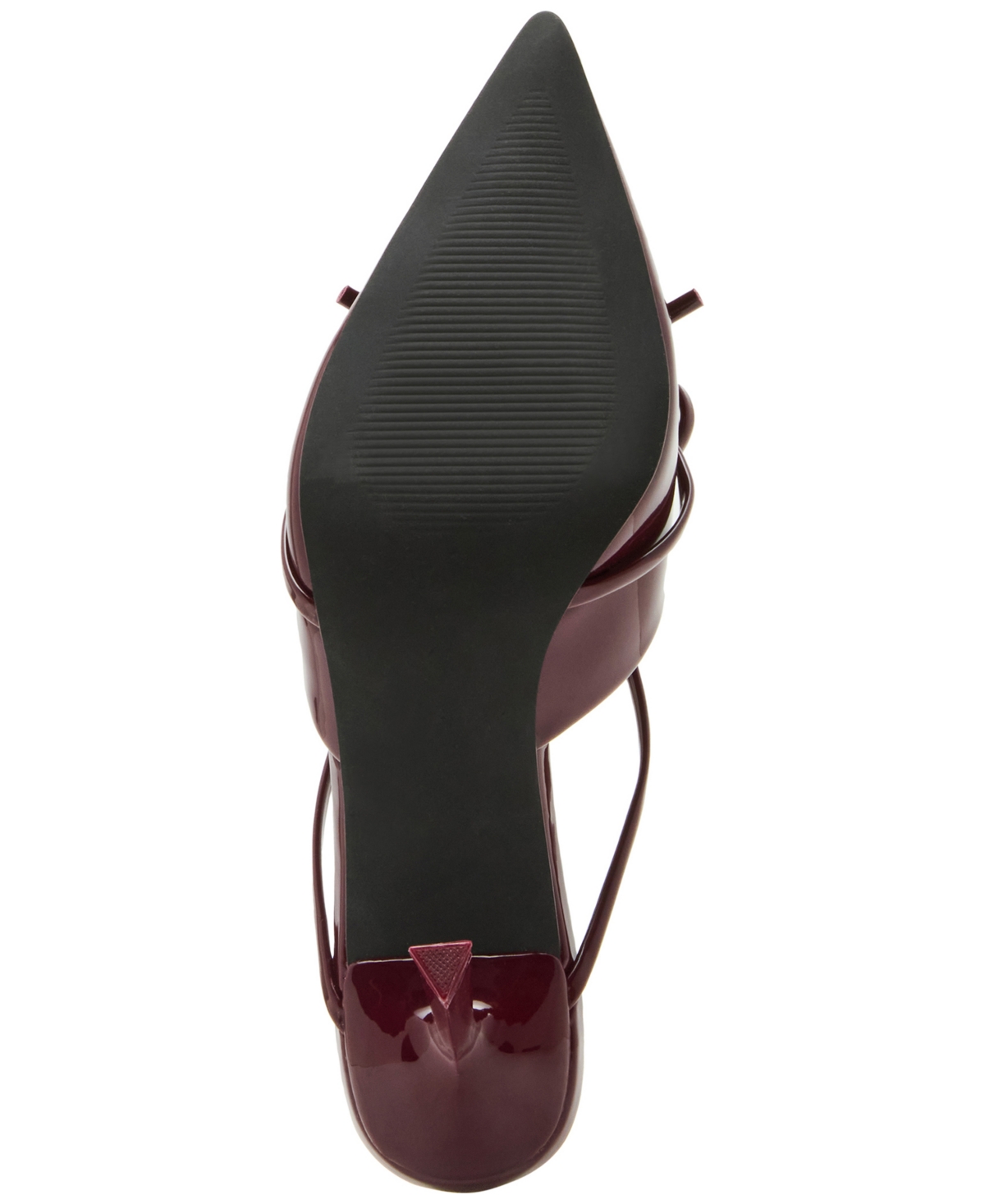 Madden Girl Bellsss Pointed-toe Bow Dress Mules In Burgundy