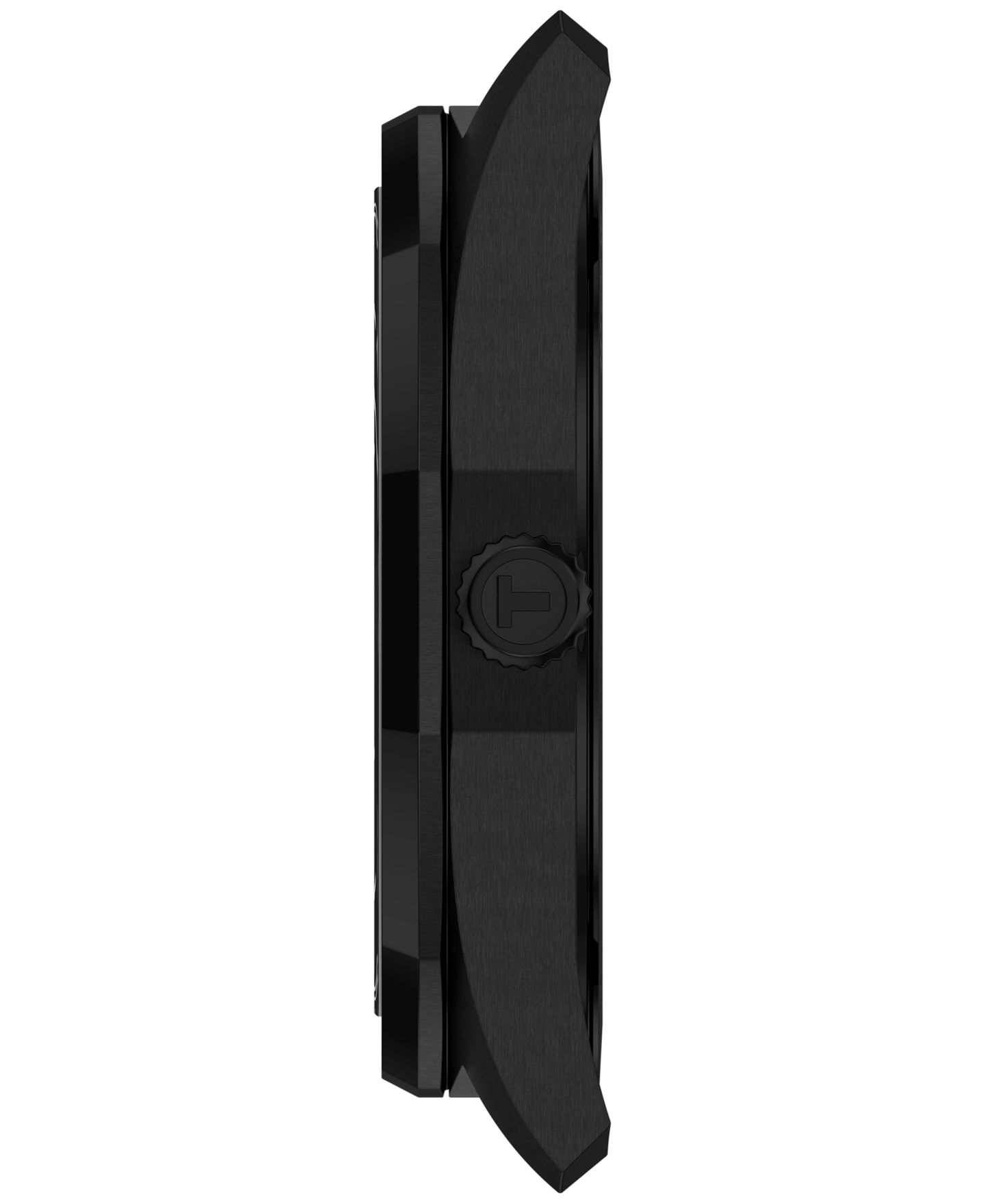 Мужские часы Tissot Swiss PRC 100 Solar Quartz Black-Tone Stainless Steel Bracelet Watch 39mm — фото 2