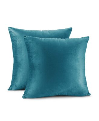 Elegant Velvet Removeable Cover 2-Pack Decorative Pillows, 22" x 22"