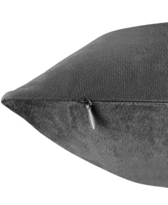 Elegant Velvet Removeable Cover 2-Pack Decorative Pillows, 24" x 24"