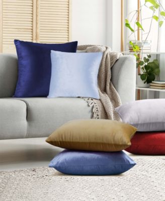 Elegant Velvet Removeable Cover 2-Pack Decorative Pillows, 26" x 26"