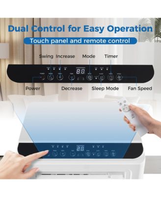 8000 BTU Portable Air Conditioner 3 in 1 Floor AC Unit w/ Fan & Dehumidifier Quiet Air Cooler