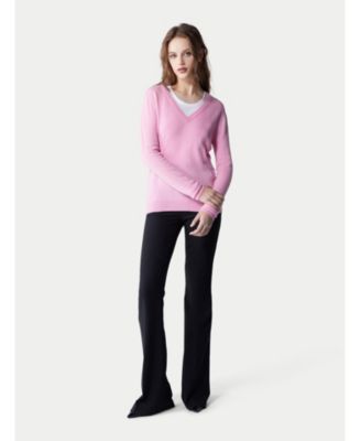 Women's Essential Cashmere V-Neck Sweater