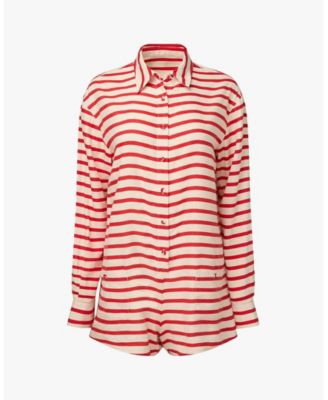 Women's Linen Beach Romper