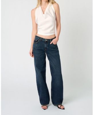 Women's Halter Cowl Neck Top