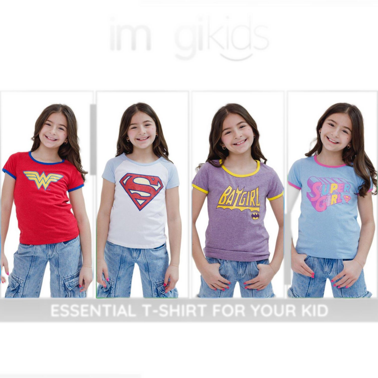 Girls' Glitter Graphic T-Shirt