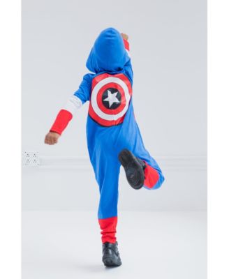 Baby Boys Captain America Iron Man Zip Up Cosplay Coverall