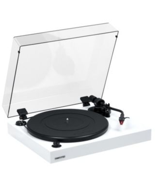 RT83 Reference High Fidelity Vinyl Turntable with Ortofon 2M Cartridge, Speed Control Motor, MDF Plinth, Isolation Feet