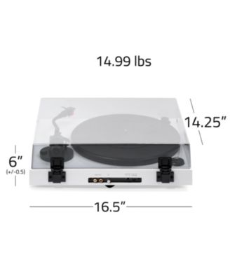 RT83 Reference High Fidelity Vinyl Turntable with Ortofon 2M Cartridge, Speed Control Motor, MDF Plinth, Isolation Feet