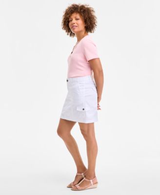 Women's Zig-Zag Cargo Pocket Skirt, Exclusively at Macy's