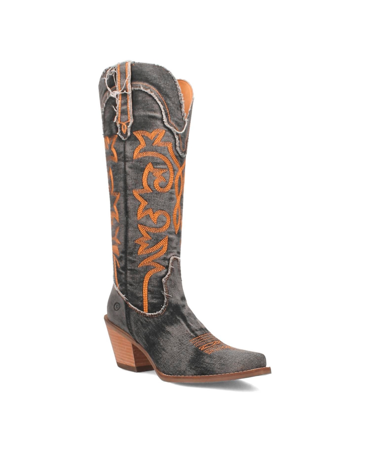 Women's Texas Tornado Denim Boots - Black