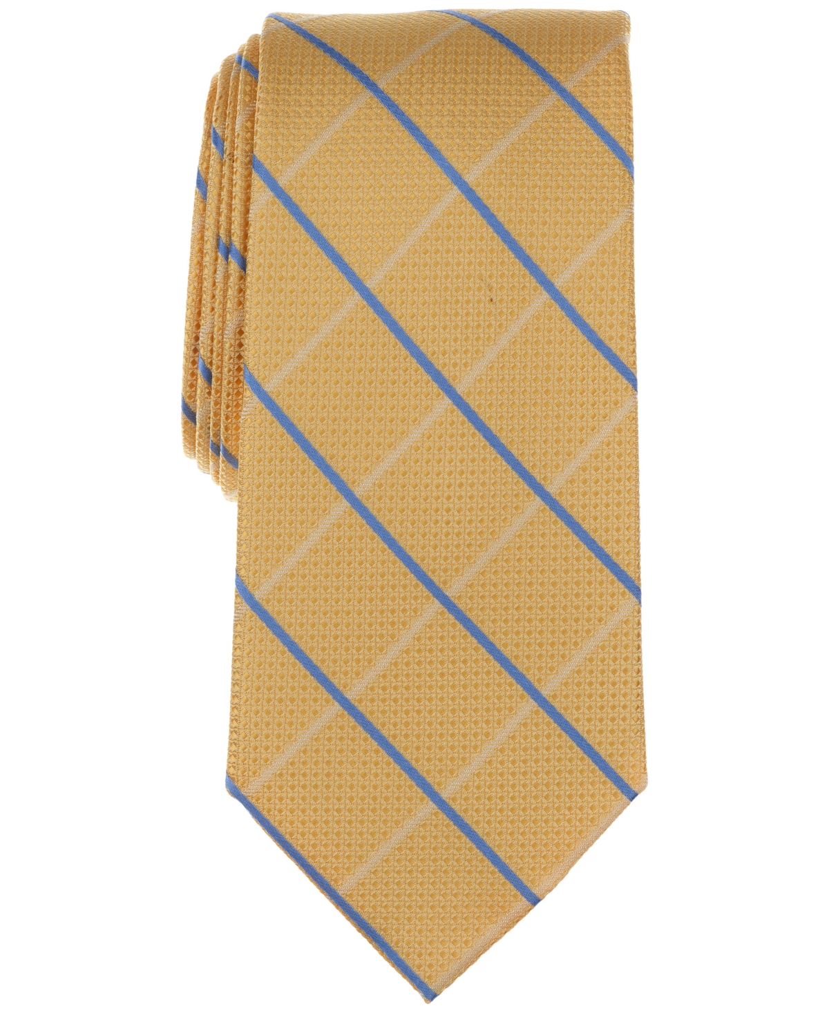 Men's Foster Grid Tie - Yellow