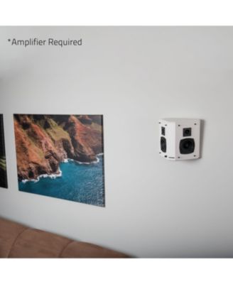 Elite High Definition 2-Way Bipolar Surround Speakers for Wide Dispersion Surround Sound