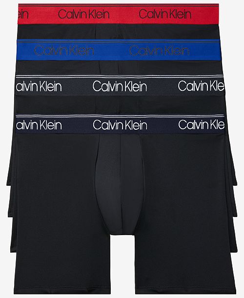 alfani Calvin Klein Men's 3+1 Value Pack Micro Stretch Boxer Briefs Men's Fashion & Accessories