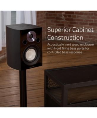 Reference High Performance 2-Way Bookshelf and Surround Speakers for a 2-Channel Stereo or Home Theater System