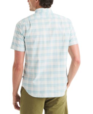 Men's Classic-Fit Plaid Button-Down Oxford Shirt 