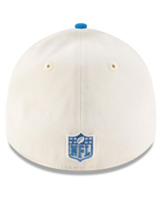 Men's Cream/Blue Detroit Lions 2025 NFL Draft 39THIRTY Flex Hat