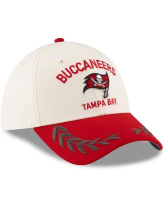 Men's Cream/Red Tampa Bay Buccaneers 2025 NFL Draft 39THIRTY Flex Hat