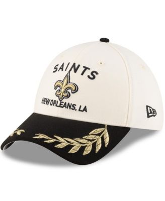 New Era - Men's Cream/Black New Orleans Saints 2025 NFL Draft 39THIRTY Flex Hat