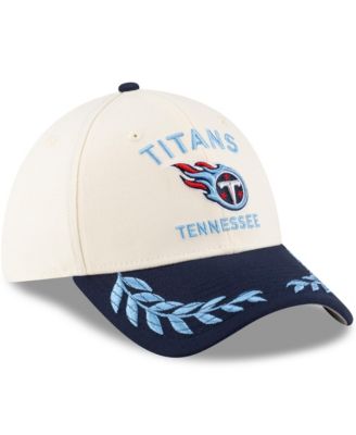 Men's Cream/Navy Tennessee Titans 2025 NFL Draft 39THIRTY Flex Hat