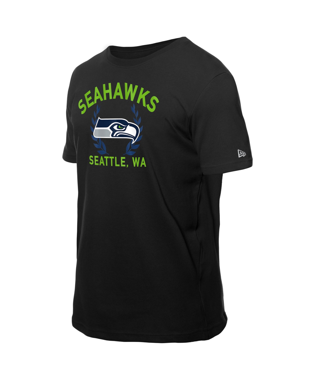NEW ERA MEN'S BLACK SEATTLE SEAHAWKS 2025 NFL DRAFT T-SHIRT 