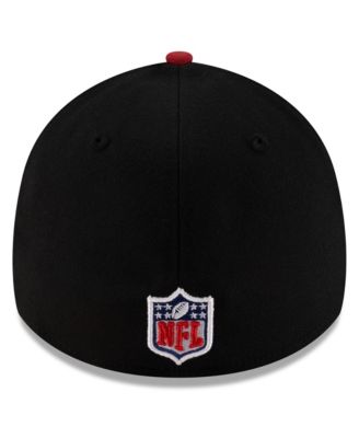 Men's Black/Cardinal Arizona Cardinals 2025 NFL Draft 39THIRTY Flex Hat