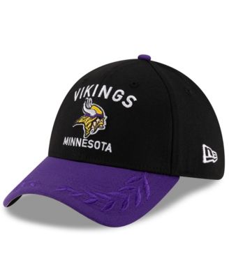 New Era - Men's Black/Purple Minnesota Vikings 2025 NFL Draft 39THIRTY Flex Hat