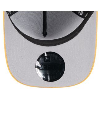 Men's Black/Yellow Pittsburgh Steelers 2025 NFL Draft A-Frame 9FIFTY Snapback Hat