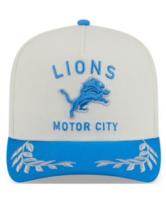 Men's Cream/Blue Detroit Lions 2025 NFL Draft A-Frame 9FIFTY Snapback Hat