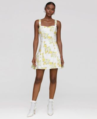 Women's Printed Sleeveless Mini Dress