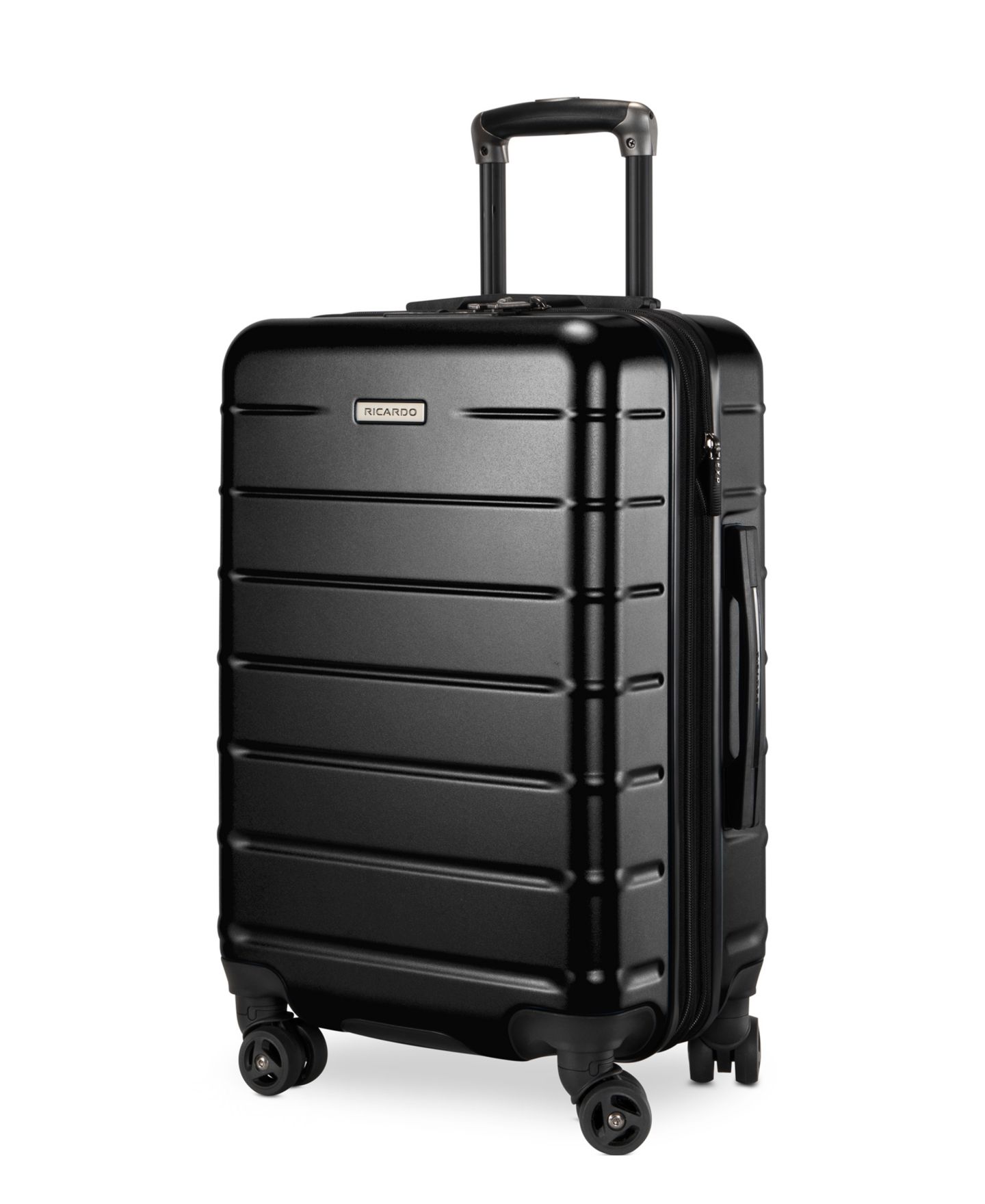 Чемодан Ricardo Cambria Hardside Carry-On Spinner, цвет: Чёрный жемчужный — фото 2