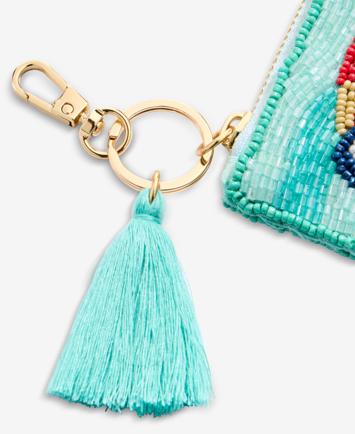 On 34th Hand Beaded Coin Purse, Exclusively At Macy's In Blue