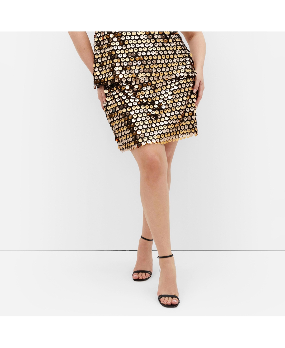 Plus Size Disco Skirt - Pink
