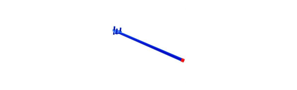 12-433 Rebar Bender - 3 Pin One Side 1 Pin Other - Blue