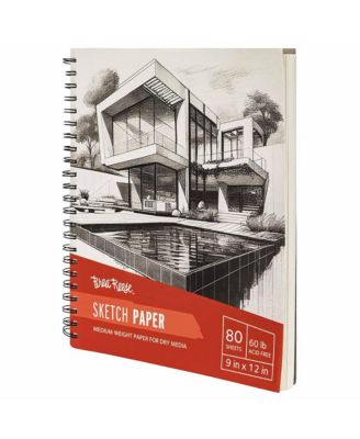 Spiral-Bound Paper Pad: Sketch - 9x12"